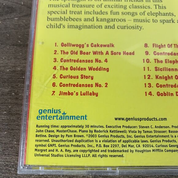 CD Curious George - Curiously Classical (CD, 2003, Genius Entertainment) - Picture 4 of 8